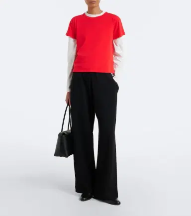 LESET Arielle crêpe wide-leg pants | Thumbnail 5