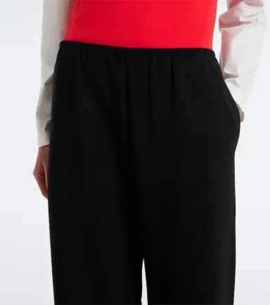 LESET Arielle crêpe wide-leg pants | Thumbnail 6