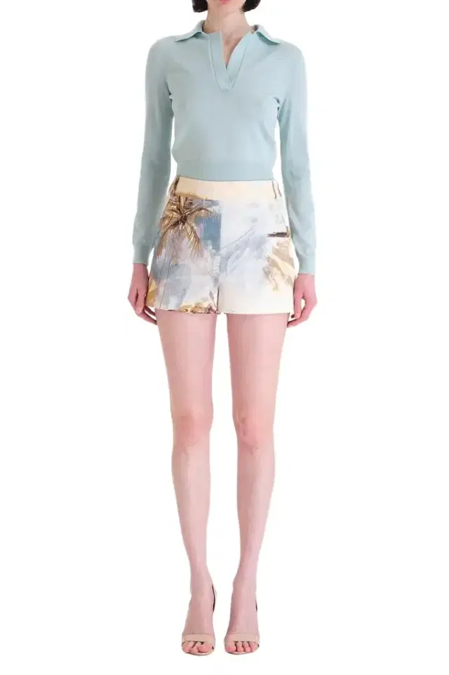 Oscar de la Renta Landscape Shorts