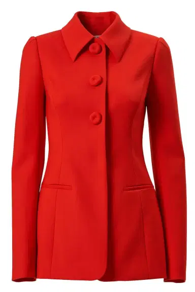 Carolina Herrera Long Sleeve Collared Jacket | Thumbnail 1