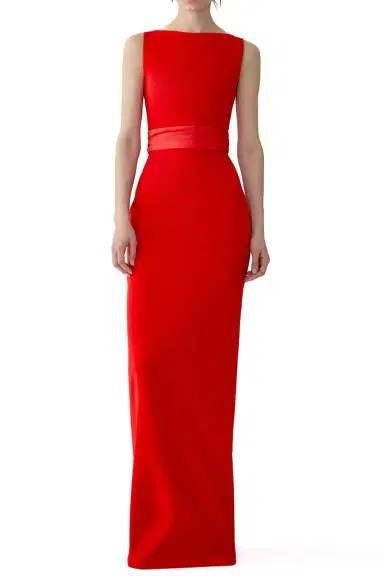 Carolina Herrera Sleeveless Boatneck Gown | Thumbnail 3