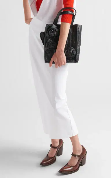 Prada Jersey Midi Skirt | Thumbnail 4