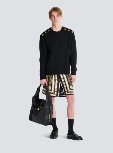 Balmain Slinky printed shorts with Foulard Chaînes pattern | Thumbnail 2