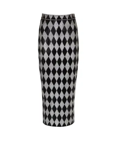 Balmain Diamond rhinestone midi skirt | Thumbnail 1