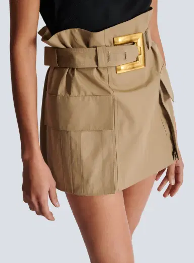 Balmain High-waisted gabardine skirt | Thumbnail 6 Balmain High-waisted gabardine skirt | Thumbnail 6