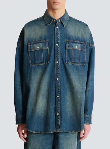 Balmain Denim shirt | Thumbnail 7