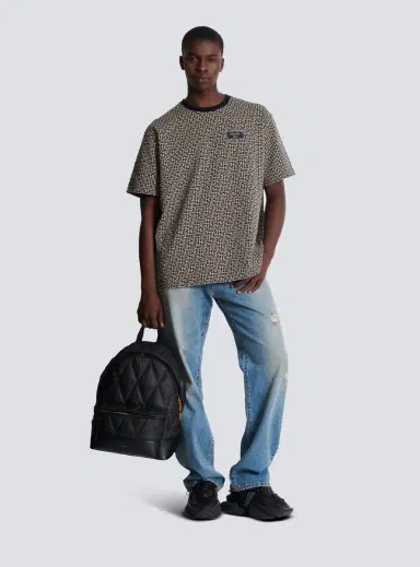 Balmain PB Labyrinth jacquard T-shirt | Thumbnail 2 Balmain PB Labyrinth jacquard T-shirt | Thumbnail 2