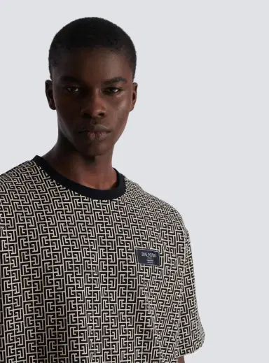 Balmain PB Labyrinth jacquard T-shirt | Thumbnail 6 Balmain PB Labyrinth jacquard T-shirt | Thumbnail 6