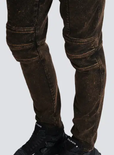 Balmain Slim-fit jeans with zipped belt | Thumbnail 5