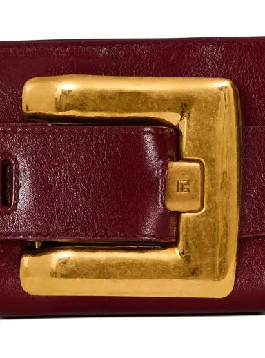 Balmain Anthem calfskin leather clutch | Thumbnail 5