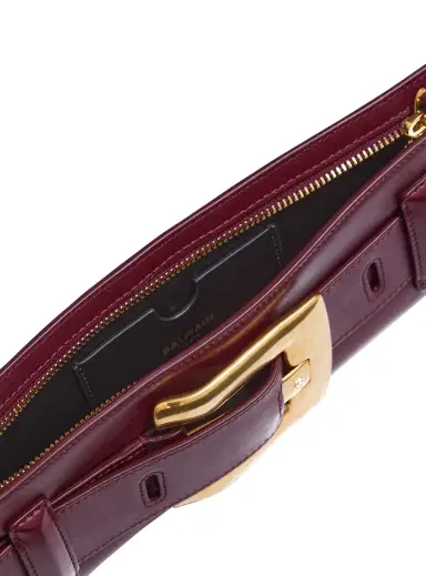 Balmain Anthem calfskin leather clutch | Thumbnail 7