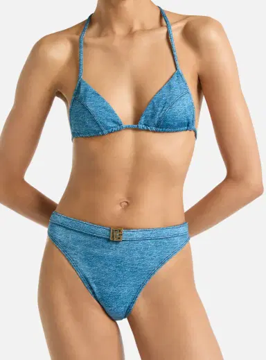 Balmain Denim two-piece swimsuit | Thumbnail 7