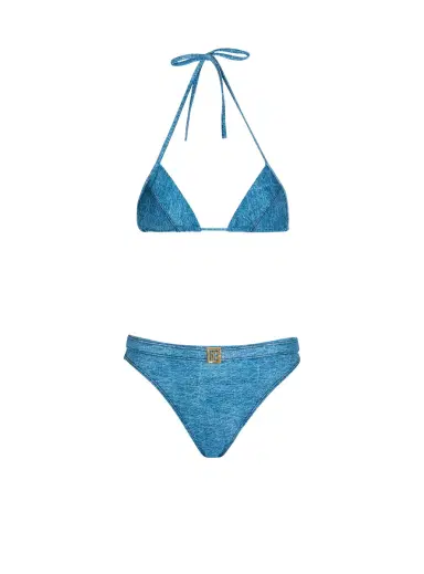 Balmain Denim two-piece swimsuit | Thumbnail 1