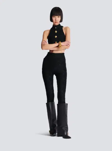 Balmain Baroque patterned leggings | Thumbnail 2 Balmain Baroque patterned leggings | Thumbnail 2