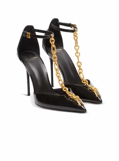 Balmain Sync patent leather stilettos | Thumbnail 3 Balmain Sync patent leather stilettos | Thumbnail 3
