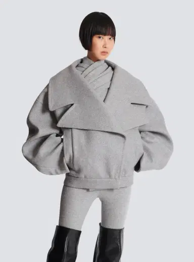 Balmain Wool pea coat | Thumbnail 5 Balmain Wool pea coat | Thumbnail 5