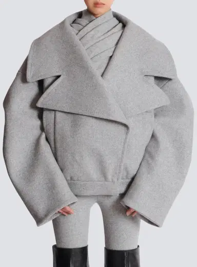 Balmain Wool pea coat | Thumbnail 7 Balmain Wool pea coat | Thumbnail 7