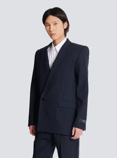 Balmain Wool pinstripe blazer | Thumbnail 6