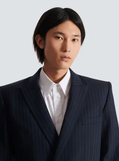 Balmain Wool pinstripe blazer | Thumbnail 7