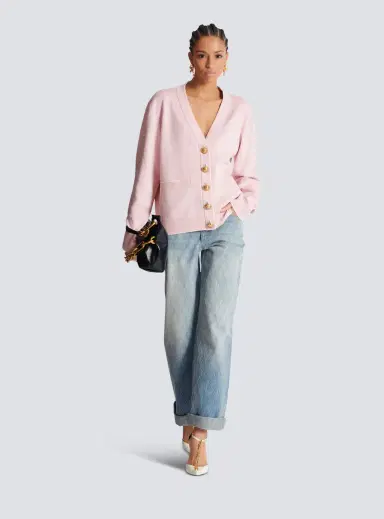 Balmain Emblème-embroidered knit cardigan | Thumbnail 2