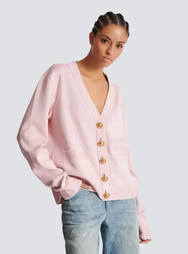 Balmain Emblème-embroidered knit cardigan | Thumbnail 5
