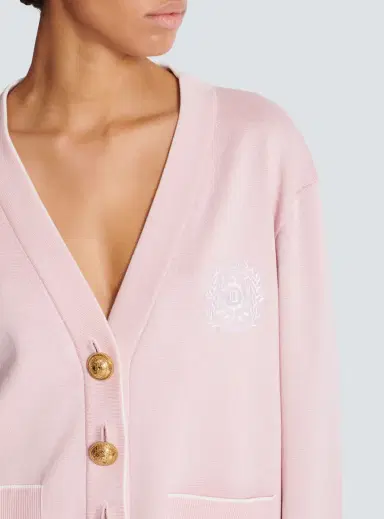 Balmain Emblème-embroidered knit cardigan | Thumbnail 6