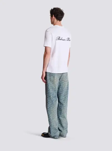 Balmain Embroidered  Signature T-shirt | Thumbnail 4