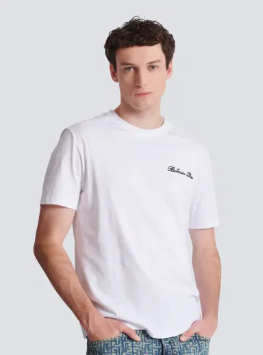 Balmain Embroidered  Signature T-shirt | Thumbnail 6