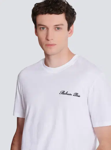Balmain Embroidered  Signature T-shirt | Thumbnail 7