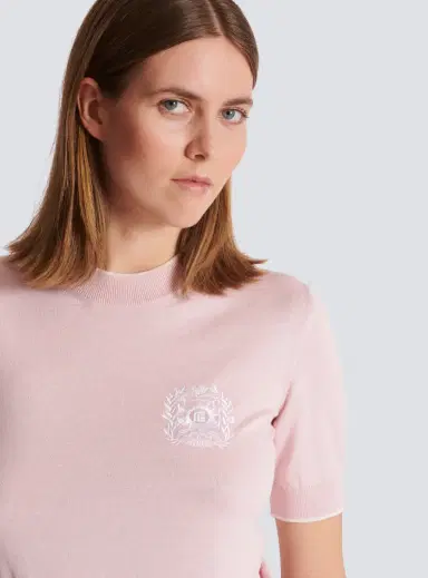 Balmain Emblème-embroidered knit top | Thumbnail 6