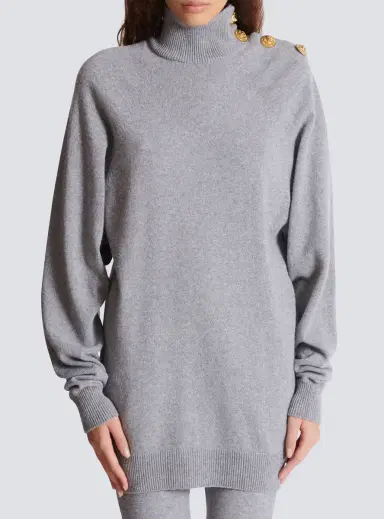 Balmain Short cashmere jumper dress | Thumbnail 7 Balmain Short cashmere jumper dress | Thumbnail 7