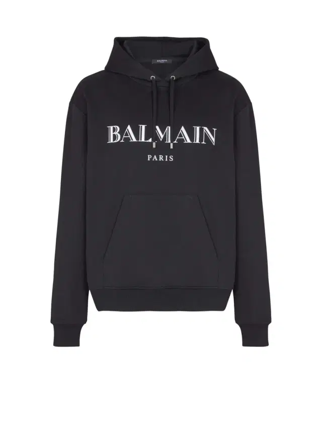 Balmain printed hoodie