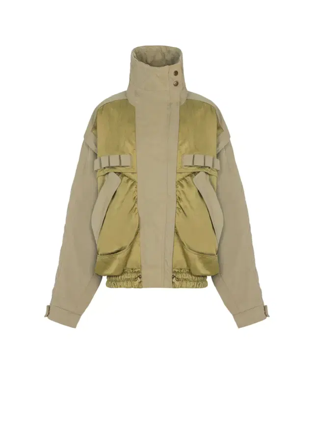 Balmain Cotton and twill bomber jacket