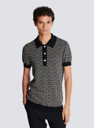 Balmain Monogrammed polo shirt | Thumbnail 5