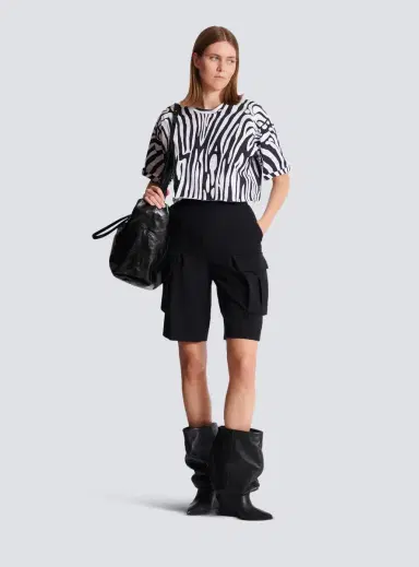 Balmain Zebra  T-shirt | Thumbnail 2