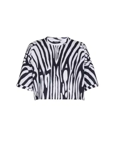 Balmain Zebra  T-shirt | Thumbnail 1