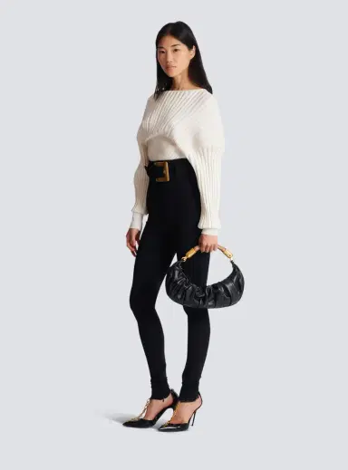Balmain Medium Ébène bag in calfskin leather | Thumbnail 2