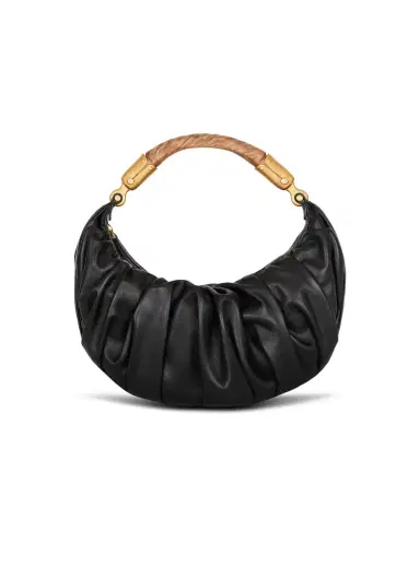 Balmain Medium Ébène bag in calfskin leather | Thumbnail 1