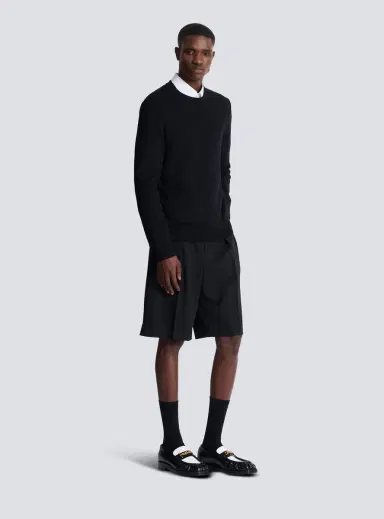 Balmain Monogram knit and leopard pattern jumper | Thumbnail 3 Balmain Monogram knit and leopard pattern jumper | Thumbnail 3