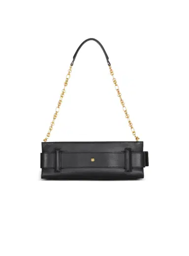 Balmain Anthem calfskin leather clutch | Thumbnail 4