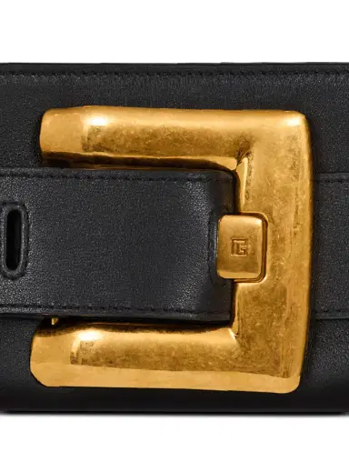 Balmain Anthem calfskin leather clutch | Thumbnail 5