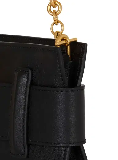 Balmain Anthem calfskin leather clutch | Thumbnail 6