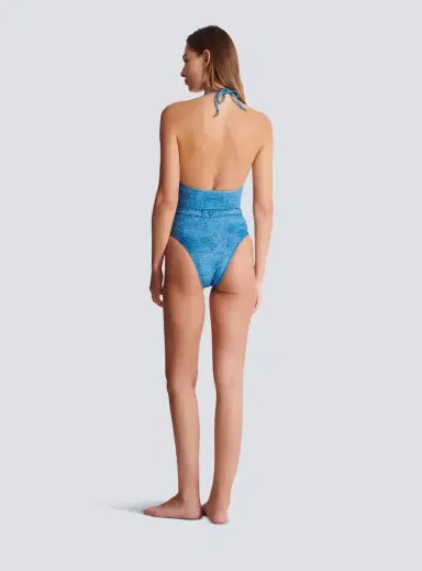 Balmain Denim one-piece swimsuit | Thumbnail 4