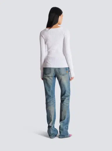 Balmain Knit top with buttons | Thumbnail 4