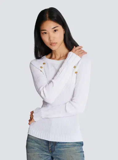 Balmain Knit top with buttons | Thumbnail 5