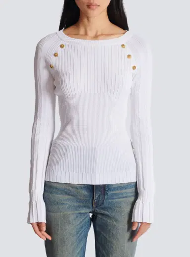 Balmain Knit top with buttons | Thumbnail 7