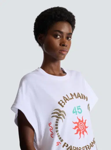 Balmain T-shirt with  Club print | Thumbnail 6