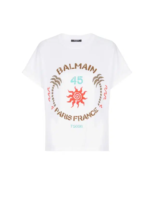 Balmain T-shirt with  Club print