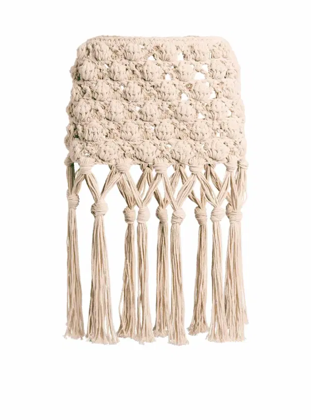 Balmain Crochet skirt