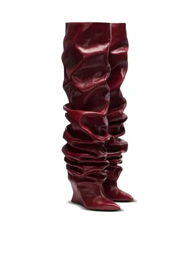 Balmain Wedge thigh-high boots | Thumbnail 3